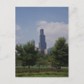 Chicago Sears Tower/Williams Tower Post Card Postkarte (Vorderseite)