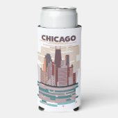 Chicago Selters Dosenkühler (Seltzer Vorderseite)