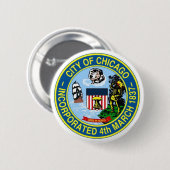 Chicago-Siegel Button (Vorne & Hinten)