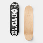CHICAGO-Skateboard Skateboard (Vorderseite)