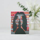 Chicago Skulptur Postkarte (Stehend Vorderseite)