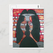 Chicago Skulptur Postkarte (Vorne/Hinten)