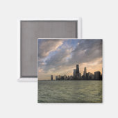 Chicago Skyline 2 Magnet (Vorderseite/Rückseite)