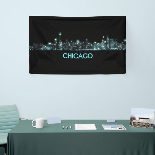 Chicago Skyline Banner (Messeveranstaltung)