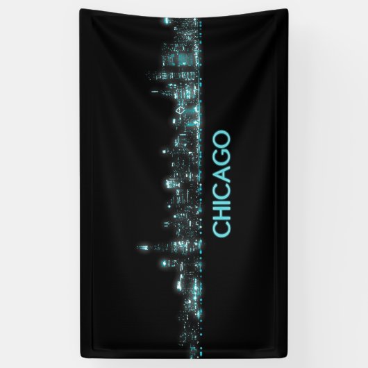 Chicago Skyline Banner (Vertikal)