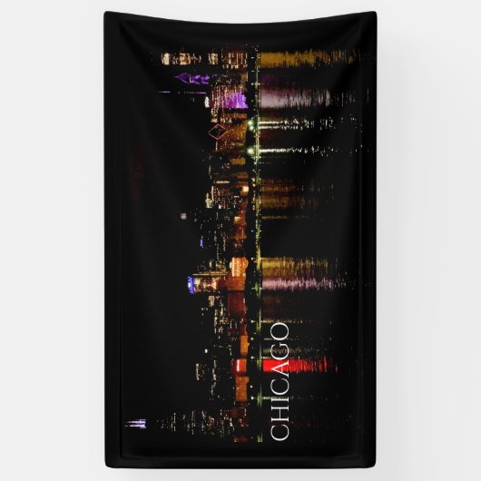 Chicago Skyline Banner (Vertikal)