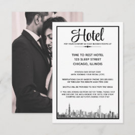 Chicago Skyline Begleitkarte