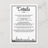 Chicago Skyline Begleitkarte (Vorderseite)