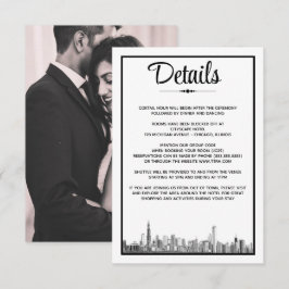 Chicago Skyline Begleitkarte