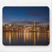 Chicago Skyline bei Nacht Mousepad (Vorne)
