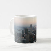 Chicago Skyline bei Sunset Kaffeetasse (Vorderseite Links)