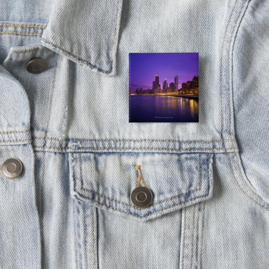 Chicago Skyline Button (Beispiel)