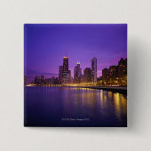 Chicago Skyline Button (Vorderseite)