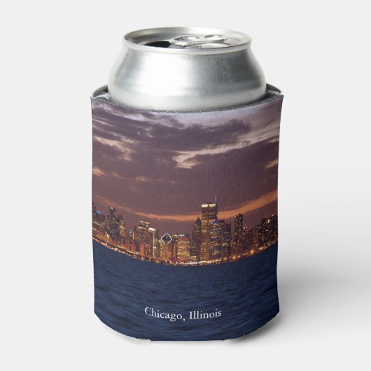 Chicago Skyline Can Cooler Dosenkühler (Kanne Vorderseite)