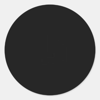 Chicago Skyline Chicago Illinois Runder Aufkleber