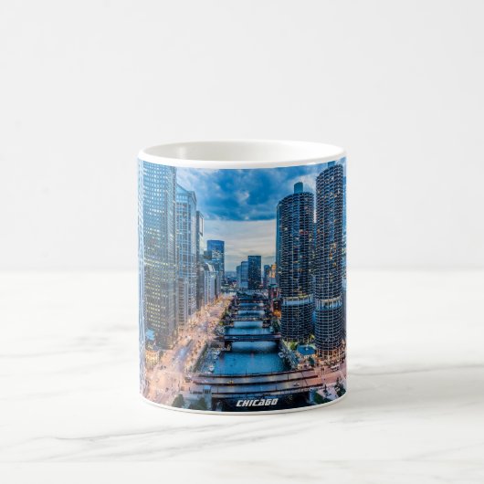 Chicago Skyline City Kaffeetasse (Mittel)