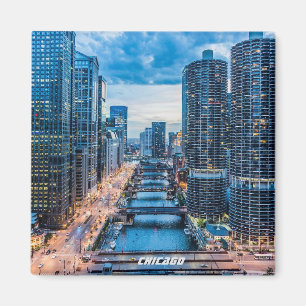 Chicago Skyline City Magnet