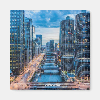 Chicago Skyline City Magnet
