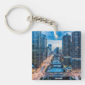Chicago Skyline City Schlüsselanhänger (Vorderseite)