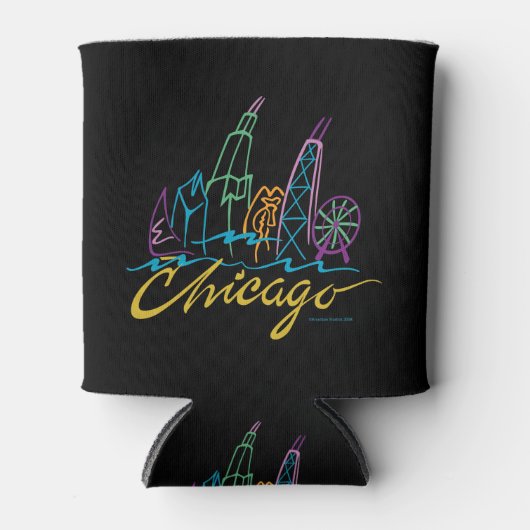 Chicago Skyline Dosenkühler (Vorderseite)