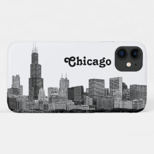 Chicago Skyline Etched Case-Mate iPhone Hülle