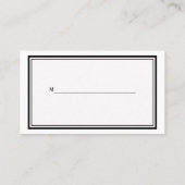 Chicago Skyline Etched Gerahmte Platzkarten (Rückseite)