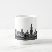 Chicago Skyline Etched Kaffeetasse (Mittel)