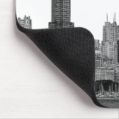 Chicago Skyline Etched Mousepad (Ecke)
