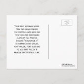 Chicago Skyline Etched Save the Date Gerahmt Ankündigungspostkarte (Rückseite)