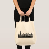 Chicago Skyline Etched Tragetasche (Vorderseite (Produkt))