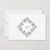 Chicago Skyline Flat Dankeschön Karte (Rückseite)