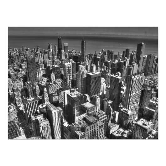 Chicago Skyline Fotodruck (Vorne)