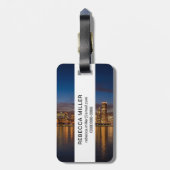 Chicago Skyline Gepäckanhänger (Rückseite vertikal)