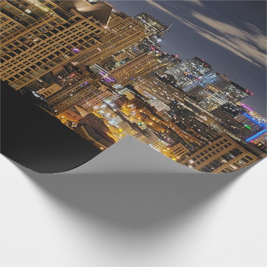 Chicago Skyline Geschenkpapier (Ecke)