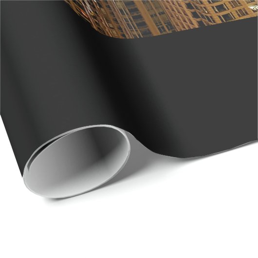 Chicago Skyline Geschenkpapier (Rolleneckpunkt)