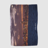 Chicago Skyline Golfhandtuch (Vorderseite)