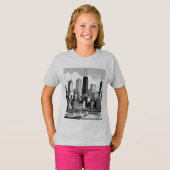 Chicago Skyline Graphic T - Shirt (Vorne ganz)