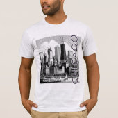 CHICAGO Skyline Graphic T - Shirt (Vorderseite)