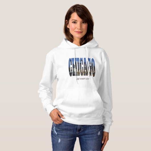 Chicago Skyline Hoodie (Vorne ganz)