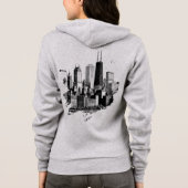 Chicago Skyline Hoodie (Rückseite)