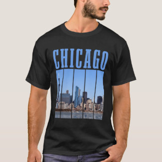 Chicago Skyline Illinois Pride T-Shirt