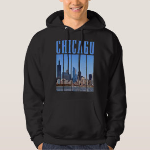 Chicago Skyline Illinois Vintag Pride Chicago Hoodie