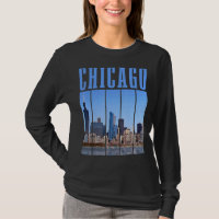 Chicago Skyline Illinois Vintage Stolz Chicago