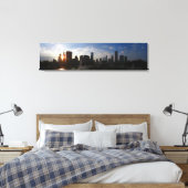 Chicago Skyline in Dusk Leinwanddruck (Insitu (Schlafzimmer))