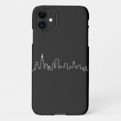 Chicago Skyline iPhone 11 Fall Hülle (Rückseite)
