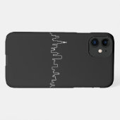 Chicago Skyline iPhone 11 Fall Hülle (Rückseite (Horizontal))