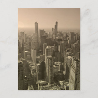 Chicago Skyline, John Hancock Center Skydeck Postkarte