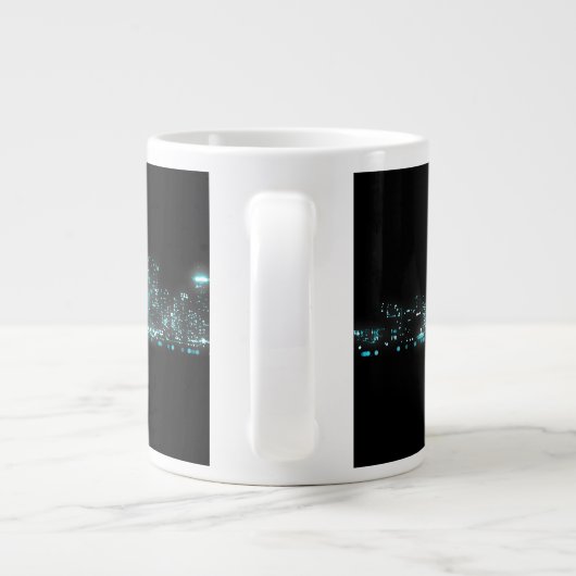 Chicago Skyline Jumbo-Tasse (Rückseite)