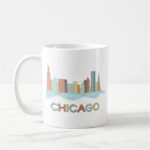 Chicago-Skyline Kaffeetasse (Links)