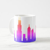 Chicago Skyline Kaffeetasse (Vorderseite Links)